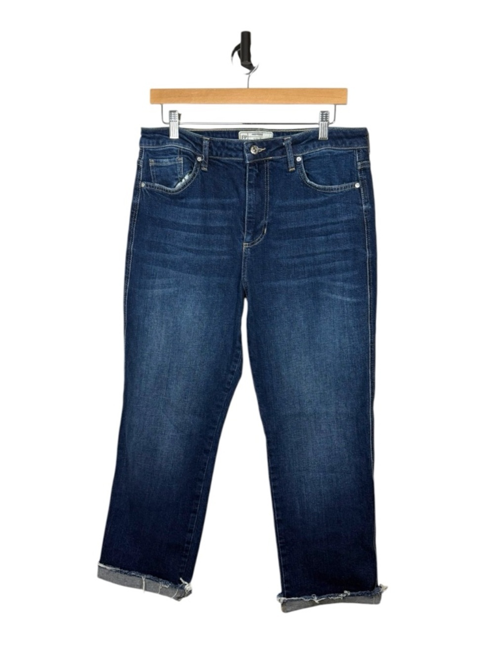 Free People Girlfriend Straight Leg Jeans Medium Wash Size 31